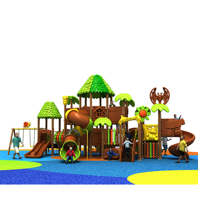 Commercial Kids Plastic Tube Slide Outdoor Playground Amusement Swing Set Equipment