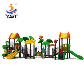 Residential Area Kids Playground Slide Sand Blasting Craft ISO Certification